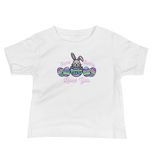 Some bunny loves you Baby Jersey Short Sleeve Tee