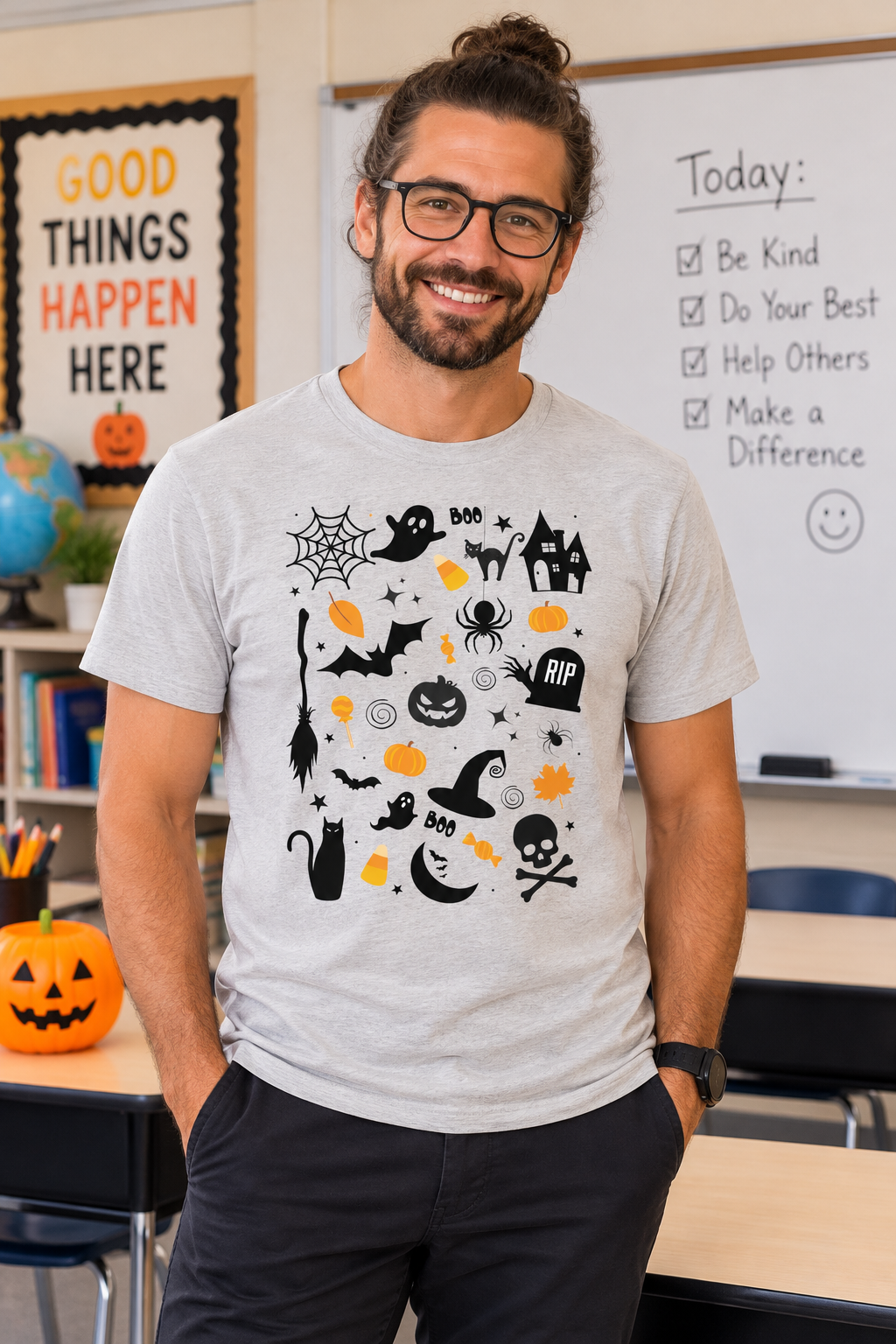 Halloween Icons Adult Unisex T-Shirt