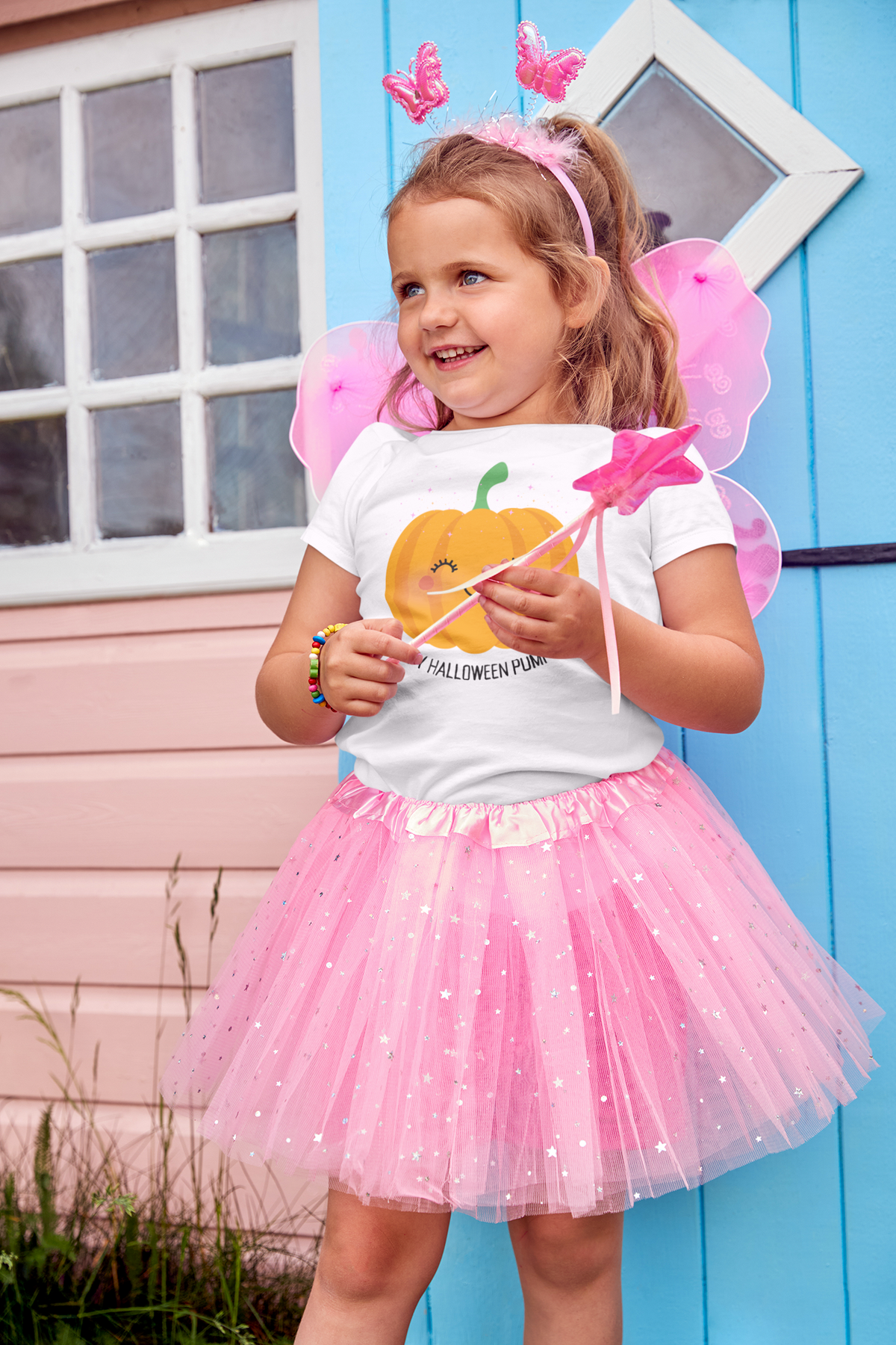 Happy Halloween Pumpkin Toddler Halloween T-Shirt