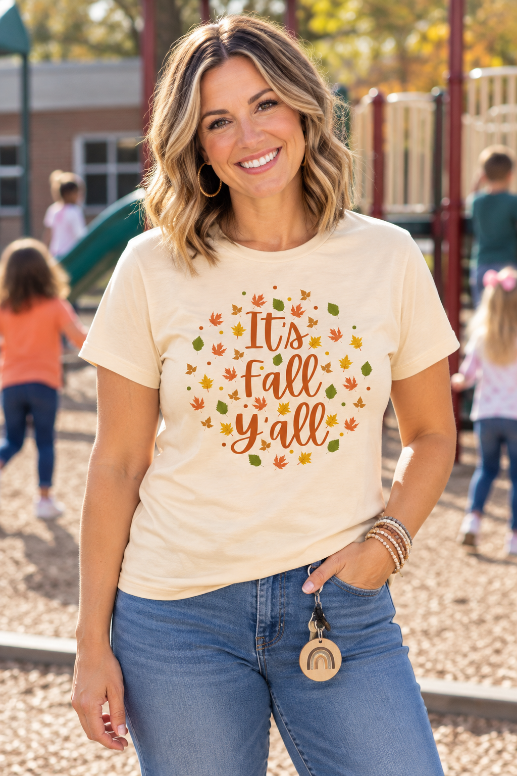 It's Fall Y'all Adult Unisex Thanksgiving T-Shirt