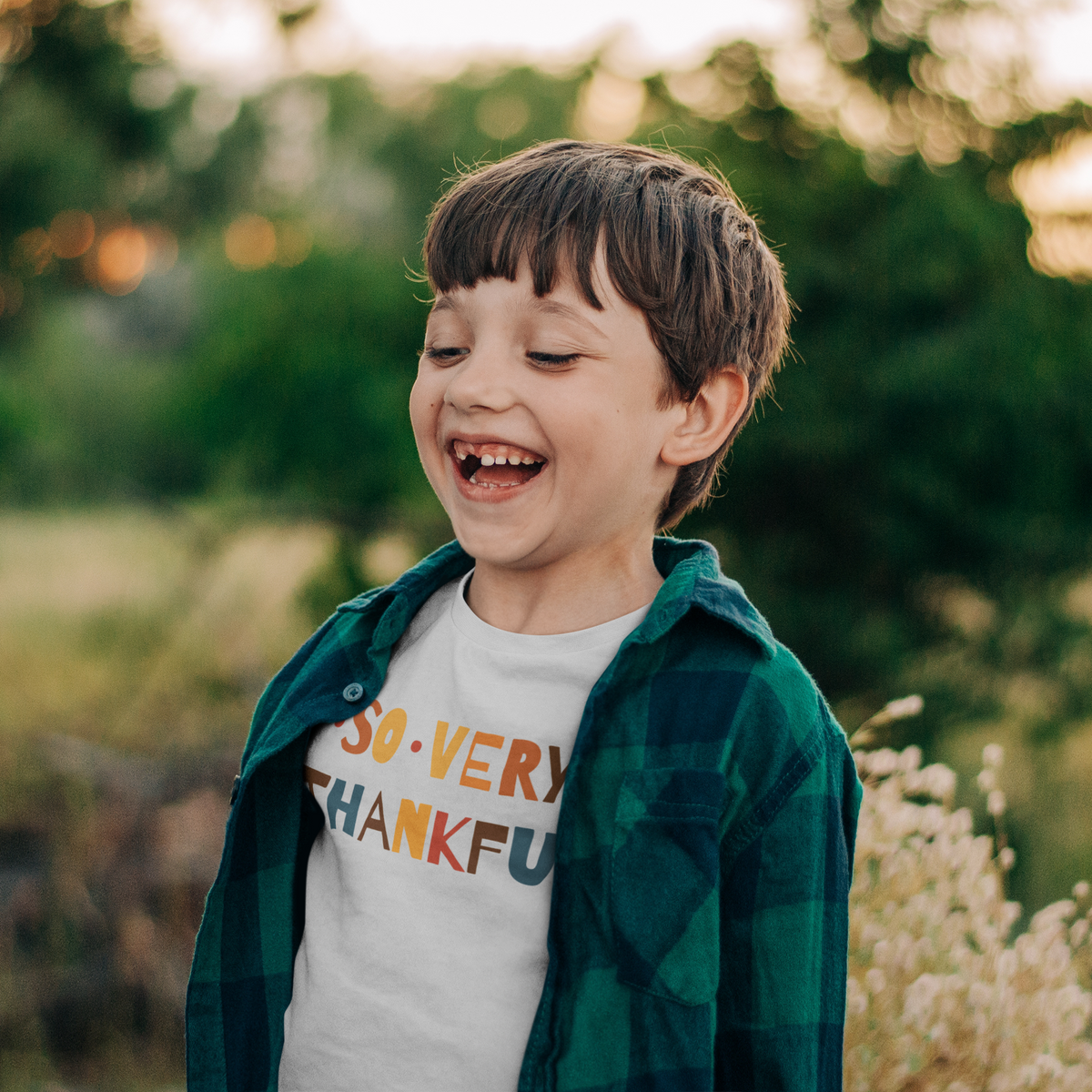 So Very Thankful Toddler Thanksgiving T-Shirt