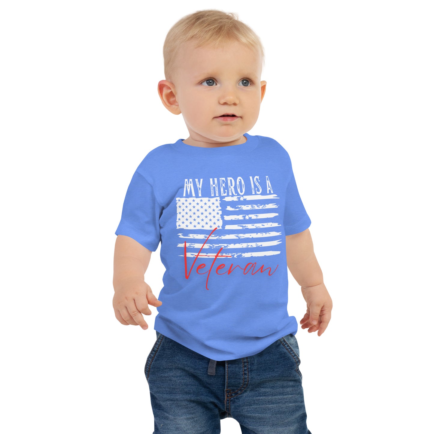 My hero is...Baby Veterans Day T-shirt