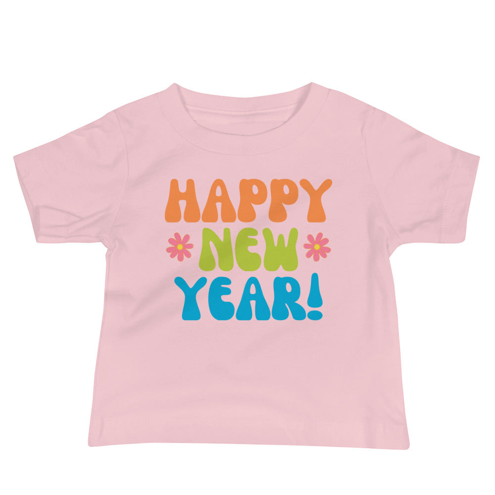 Happy New Year Baby Retro New Years Tee