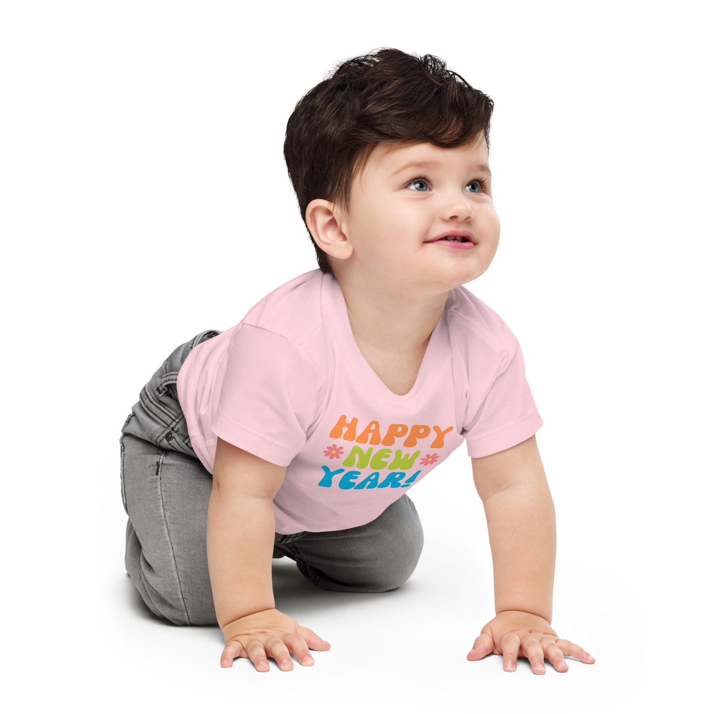 Happy New Year Baby Retro New Years Tee