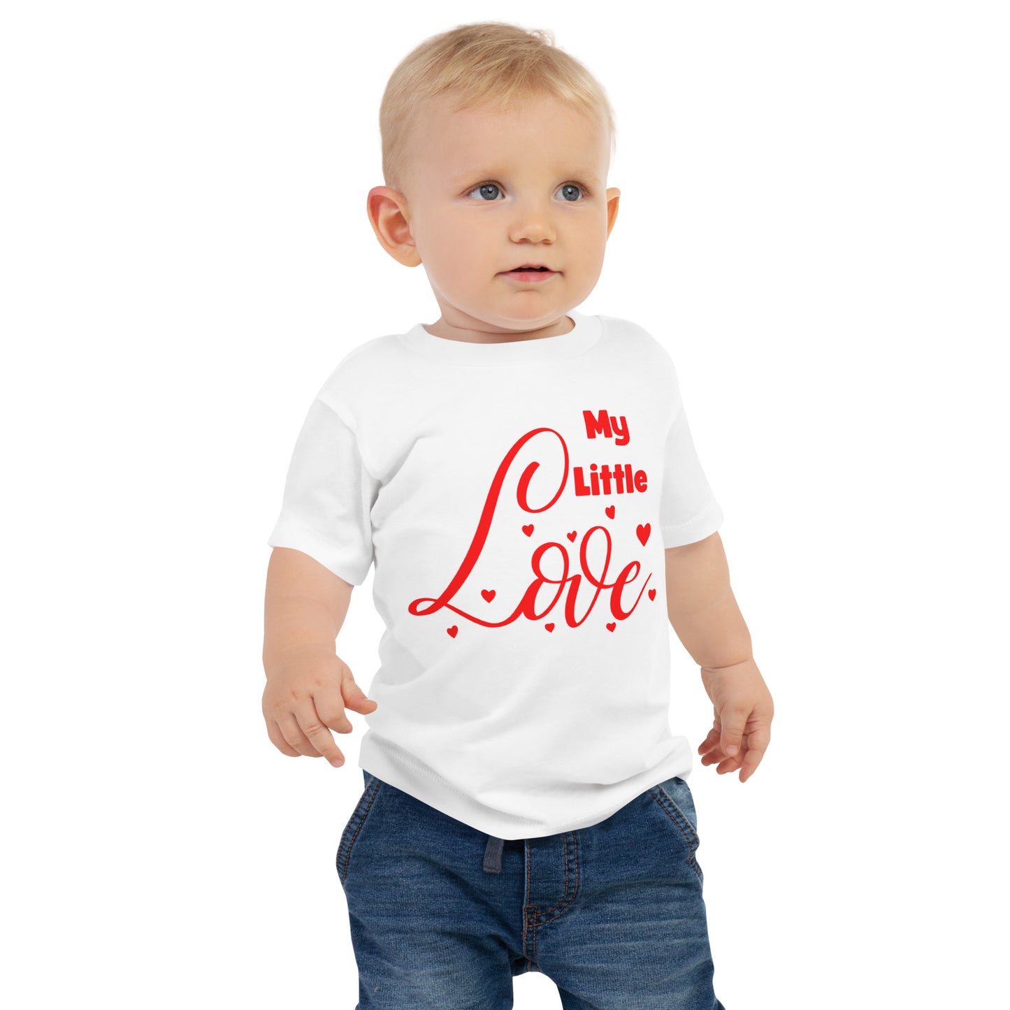 My Little Love Baby Valentine Jersey Short Sleeve Tee