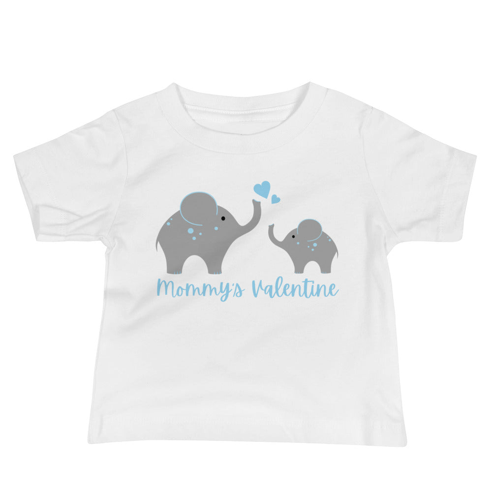 Mommy's Valentine Baby Jersey Short Sleeve Tee