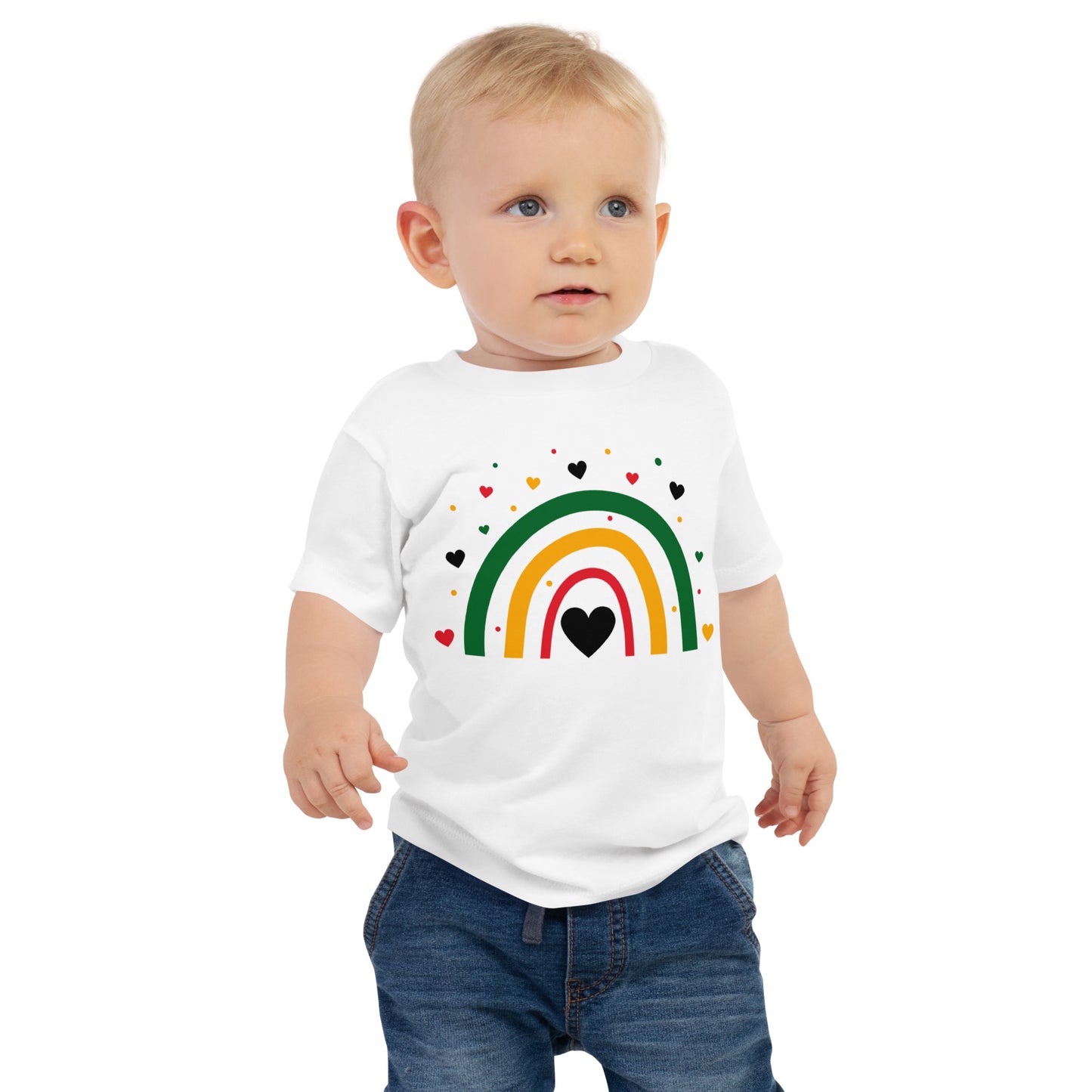 Juneteenth Rainbow Baby Tee