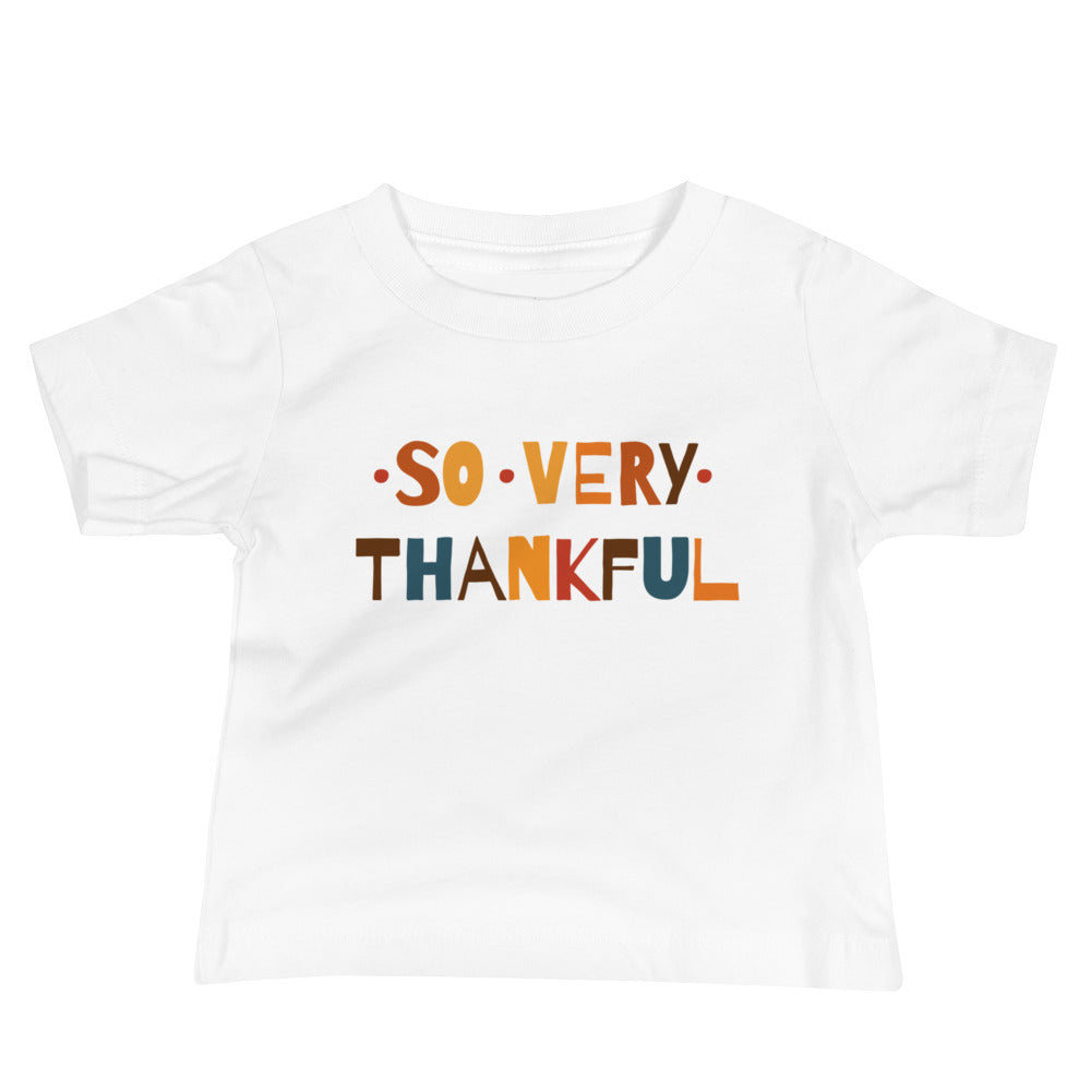 So very thankful Baby Thanksgiving Tee