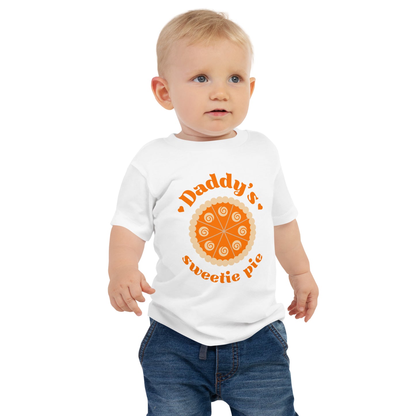 Daddy's sweetie pie Baby Thanksgiving Tee