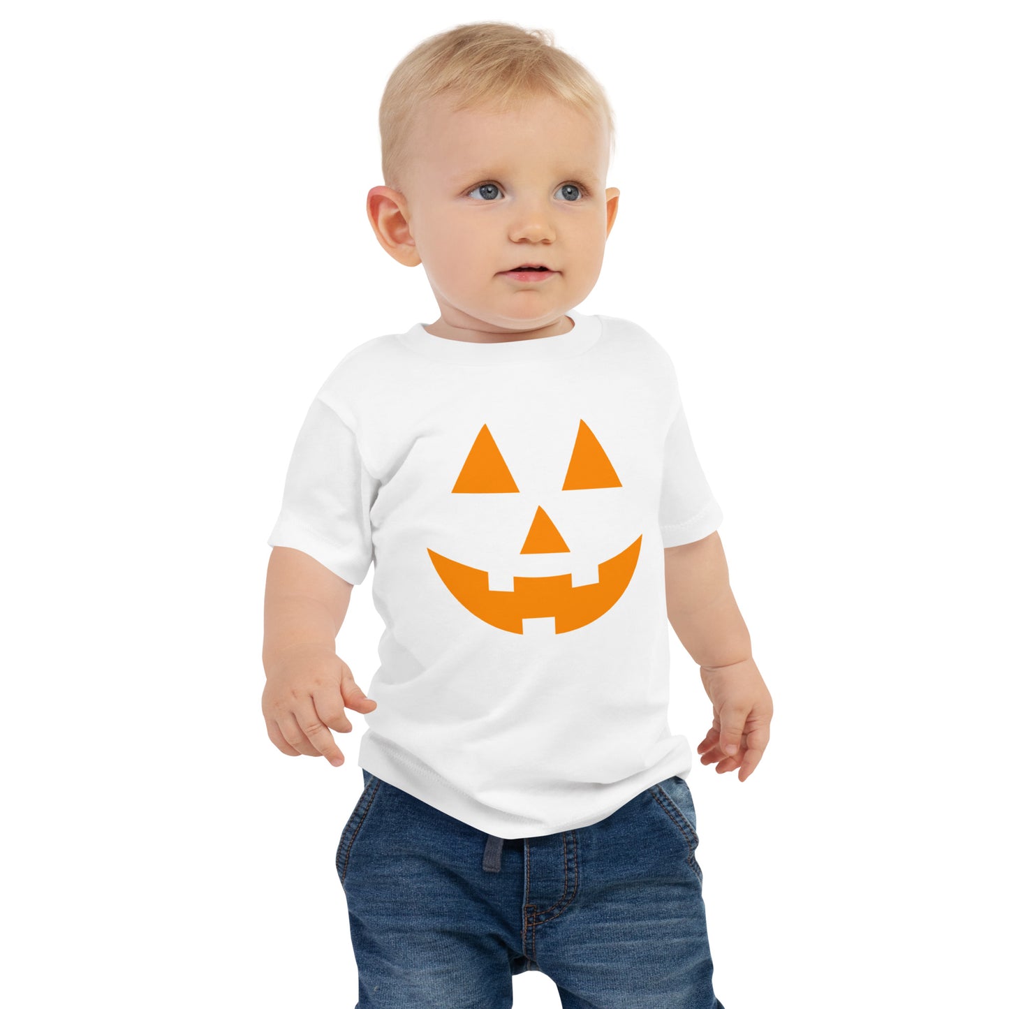 Jack-o'-lantern face Baby Halloween T-shirt