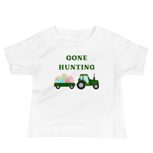 Gone Hunting Baby Easter T-shirt