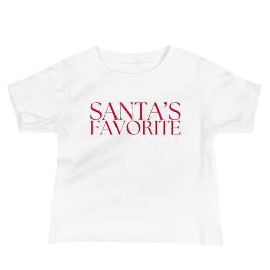 Santa's Favorite Baby Holiday T-shirt