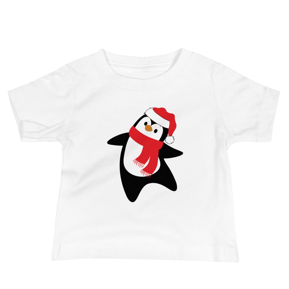 Santa Penguin Baby Holiday T-shirt