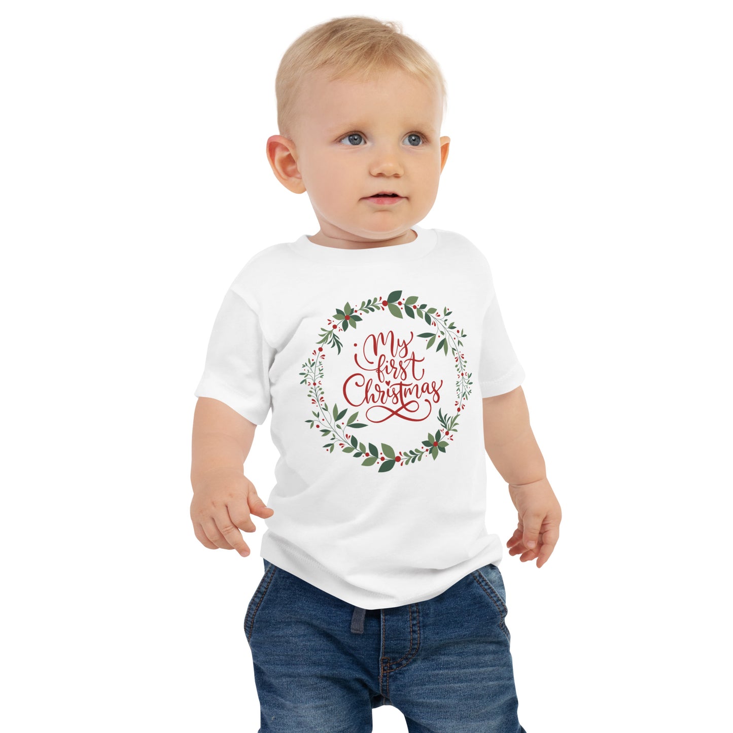 My First Christmas Baby Holiday T-shirt