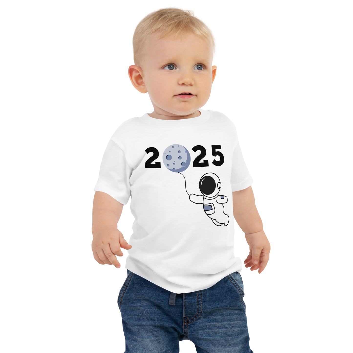 Make Space for 2025 Baby New Years Tee