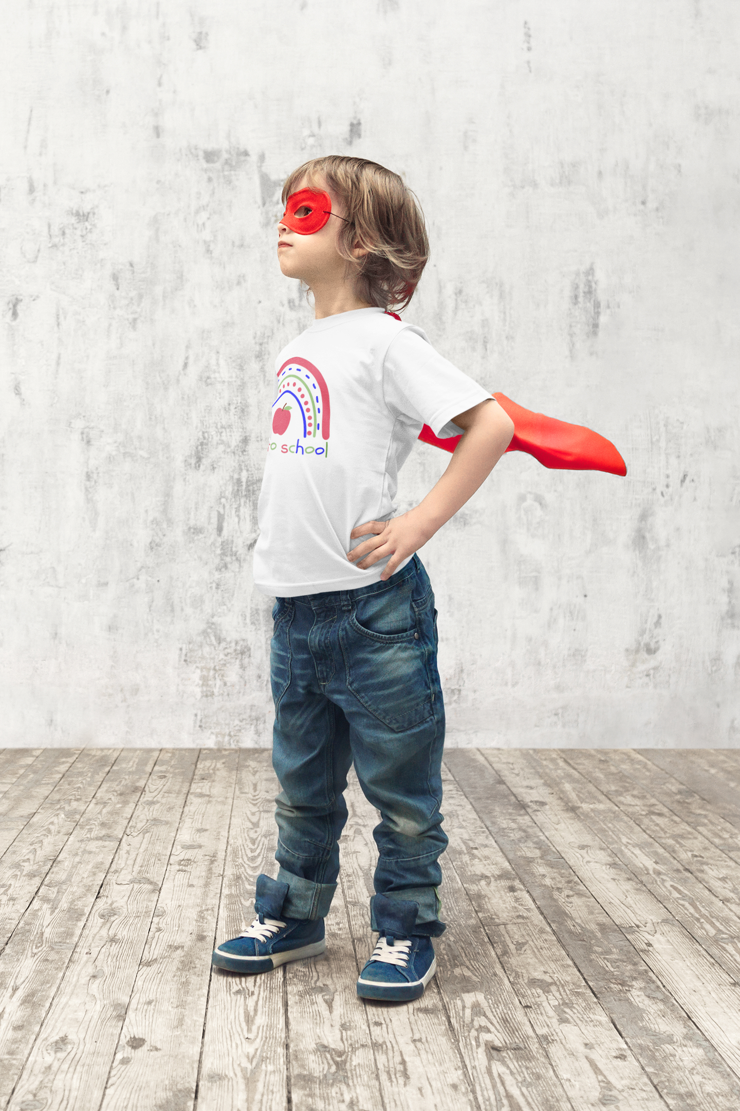 Rainbow Toddler Back to school Tee