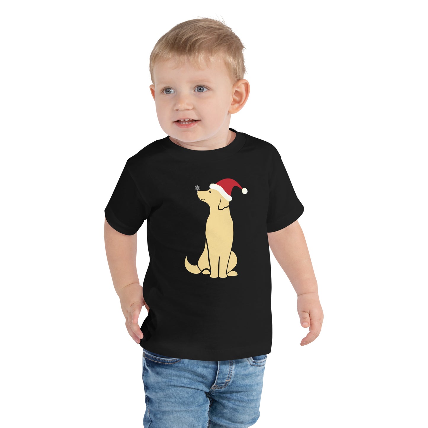 Christmas Puppy Toddler Holiday Tee