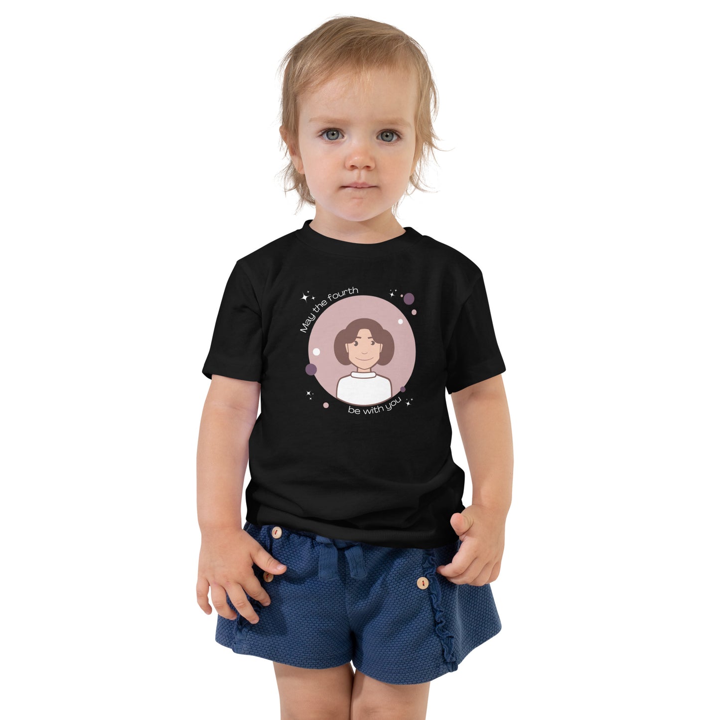 Princess Leia May the fourth be with you Toddler Tee