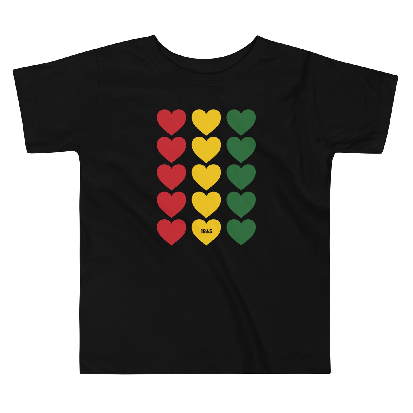 Juneteenth Hearts Toddler Tee