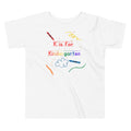 K is for Kindergarten Toddler back to school Tee