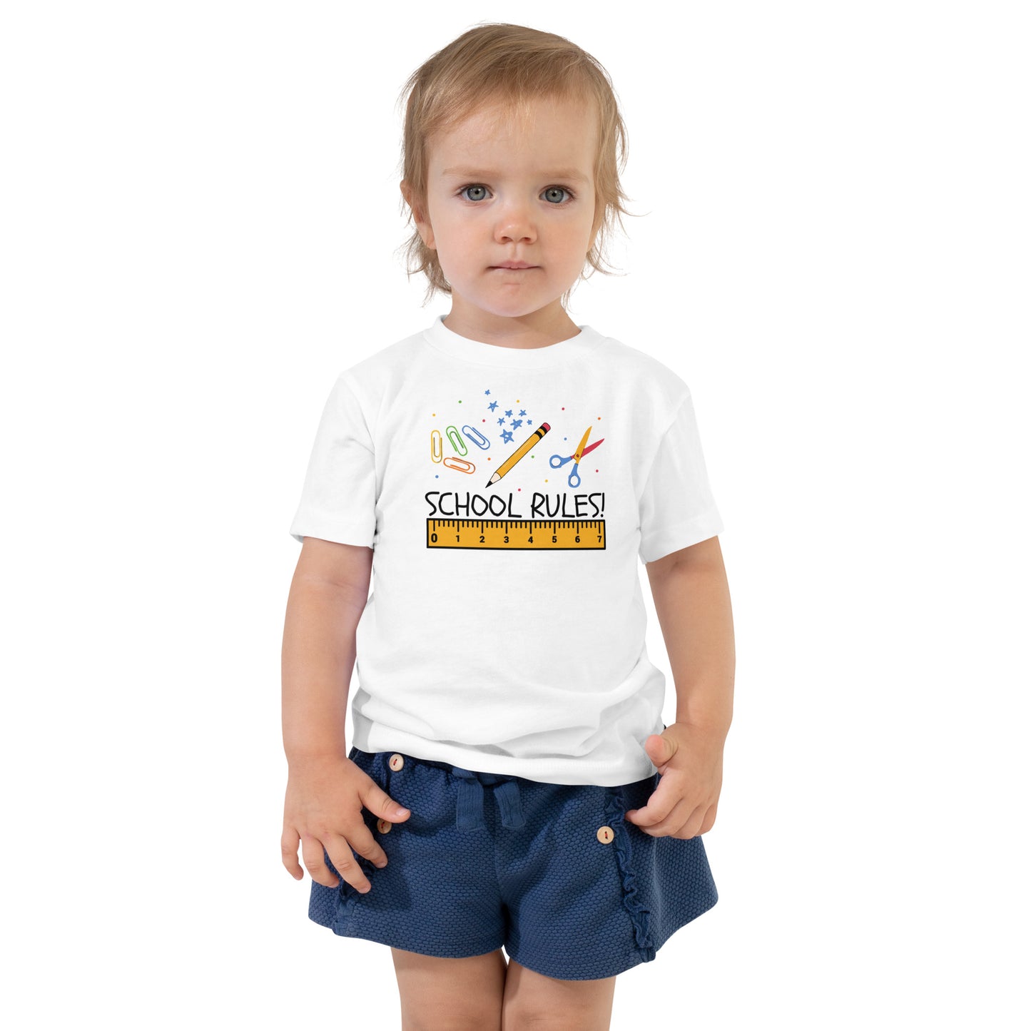 School Rules! Toddler Back to school Tee