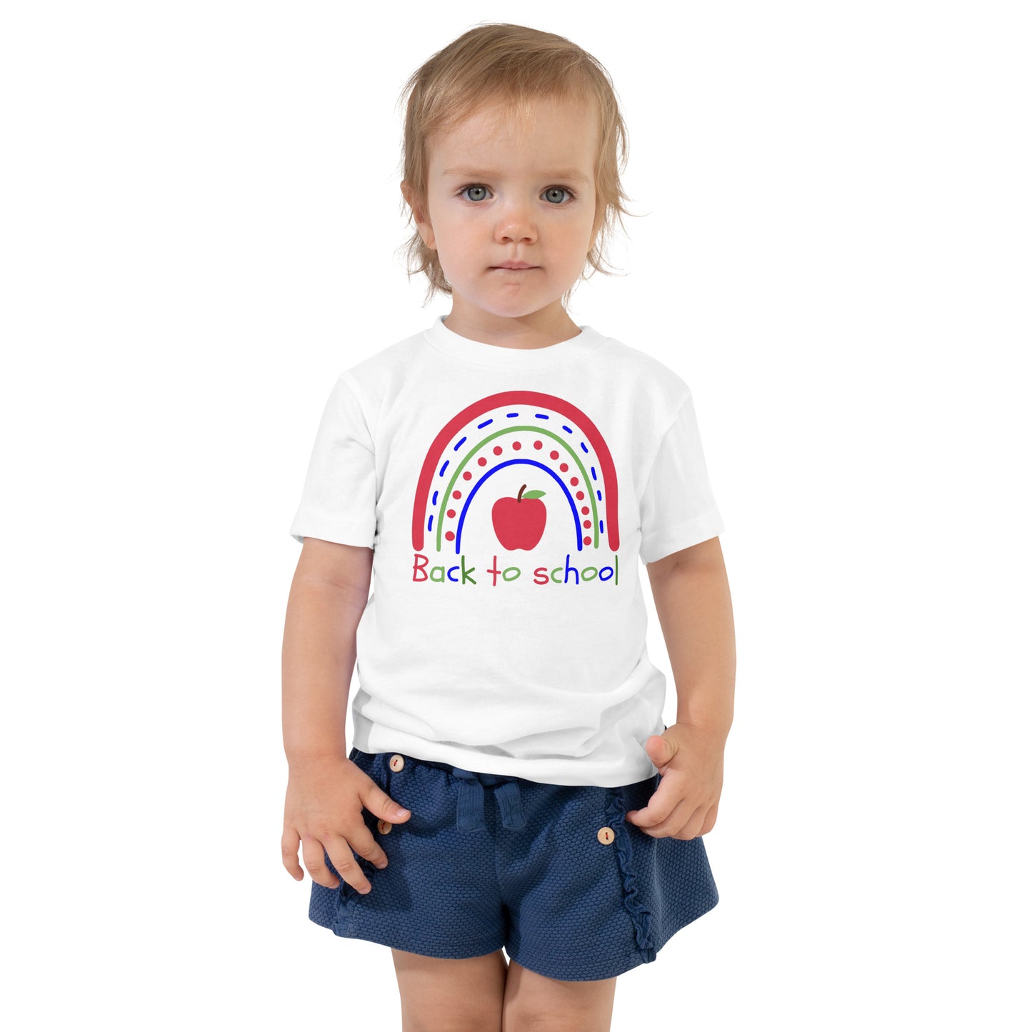 Rainbow Toddler Back to school Tee