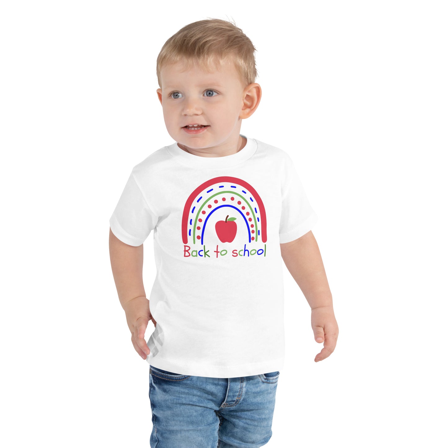 Rainbow Toddler Back to school Tee