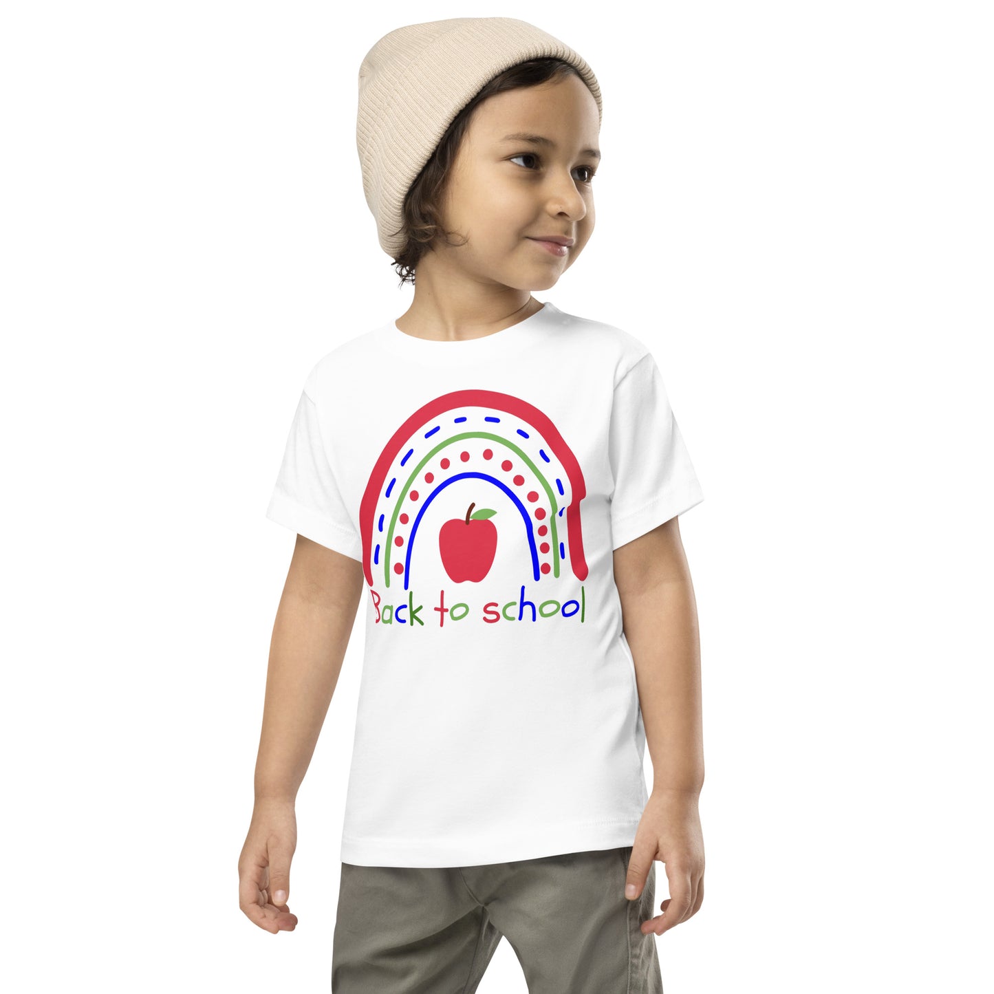 Rainbow Toddler Back to school Tee