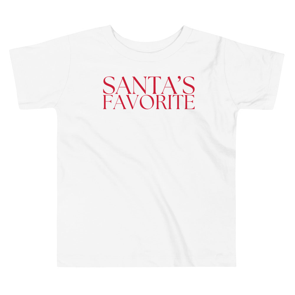 Santa's Favorite Toddler Holiday Tee