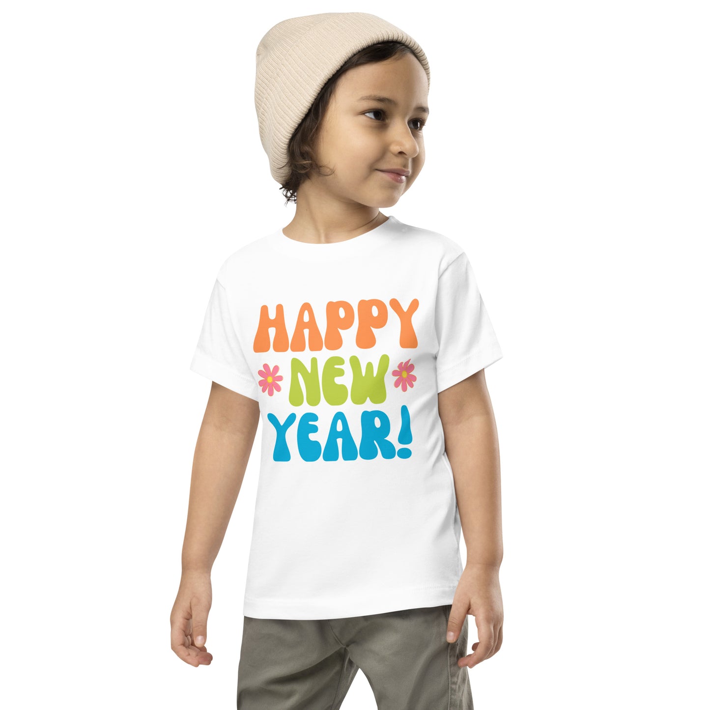 Happy New Year Toddler Retro T-shirt