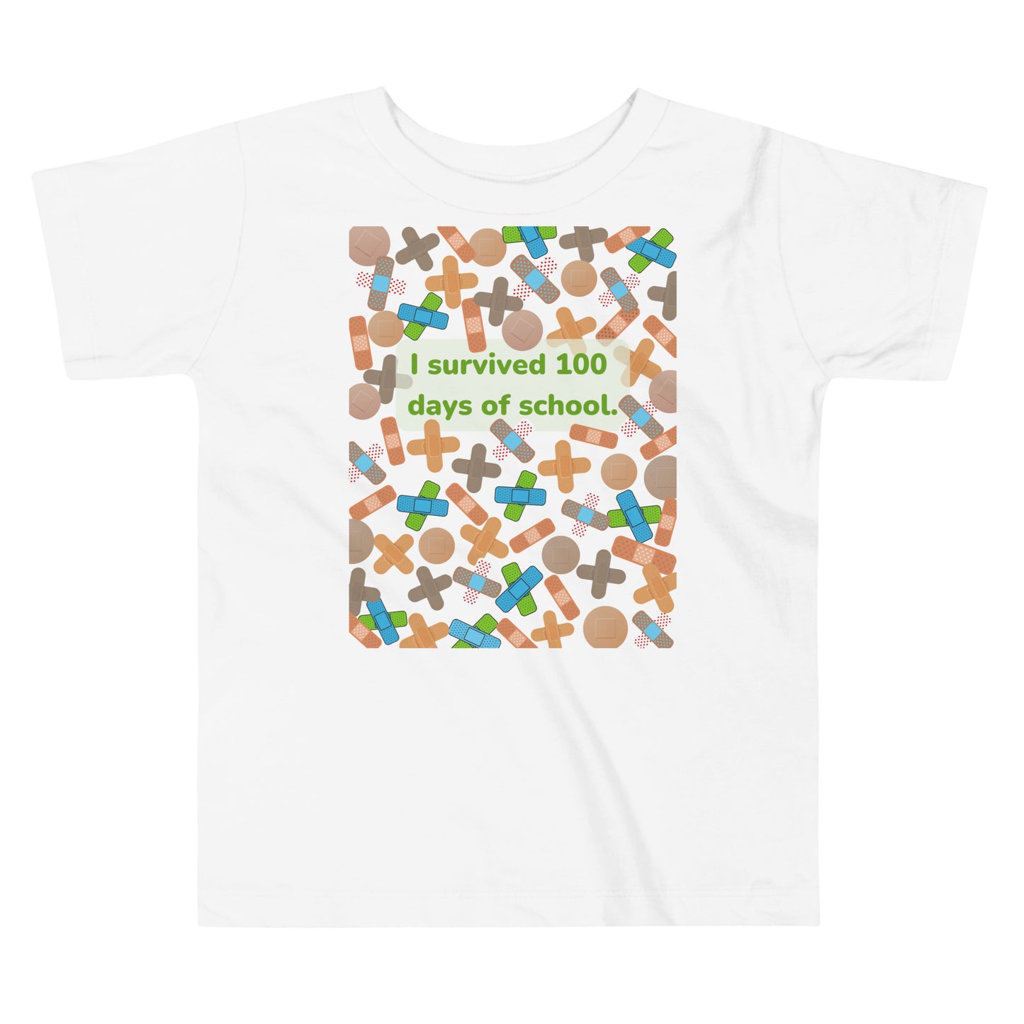 I Survived 100 Days of School Toddler T-shirt