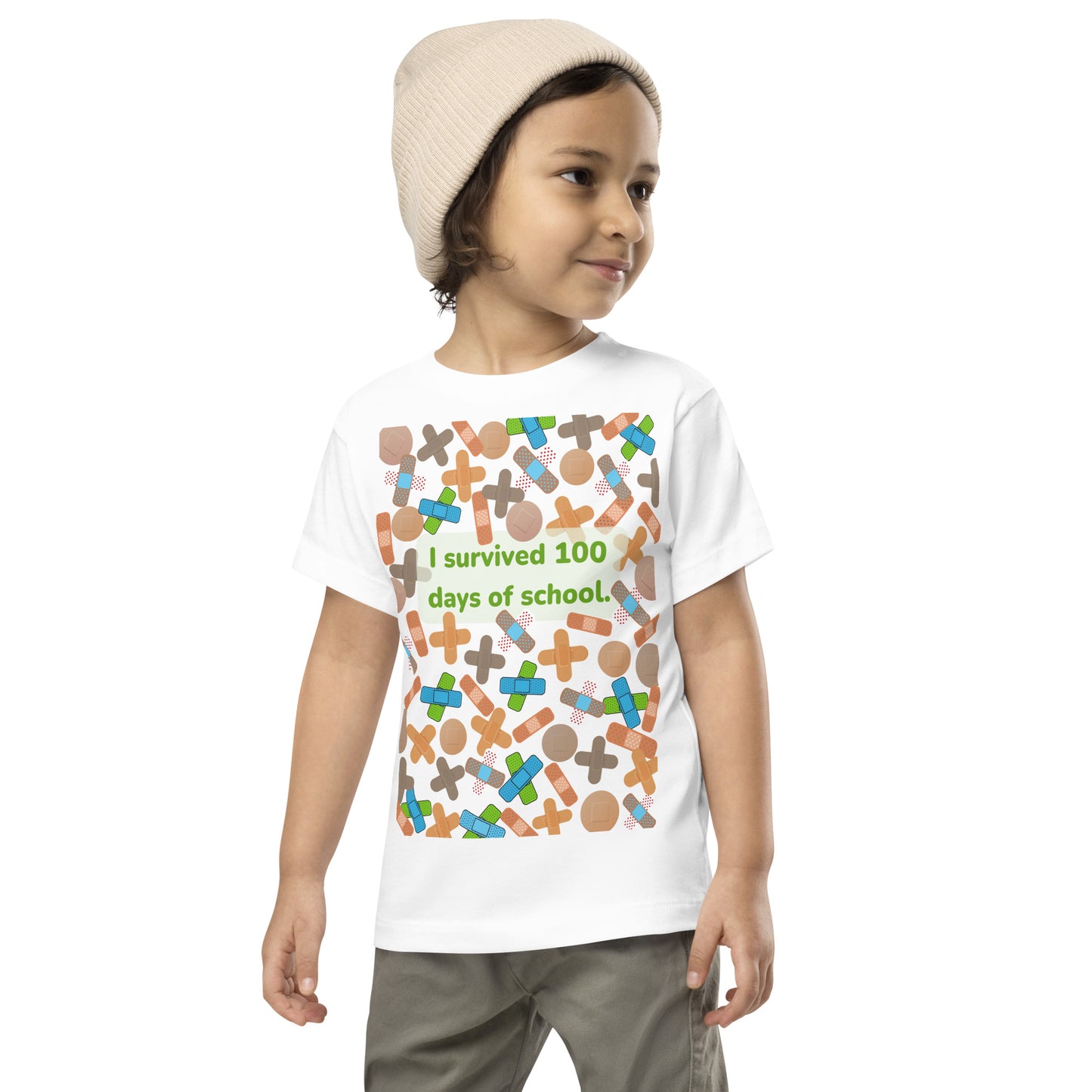 I Survived 100 Days of School Toddler T-shirt