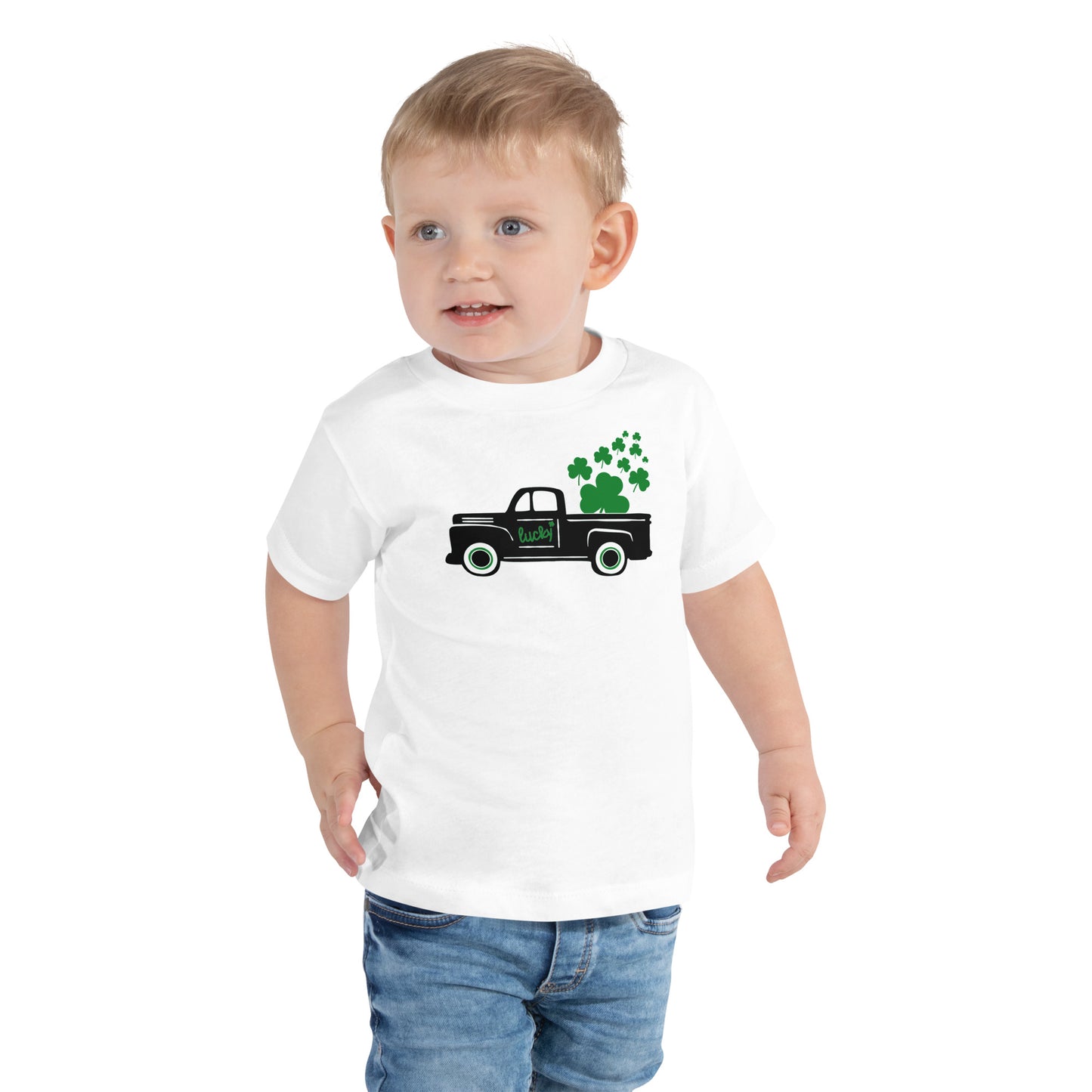 Lucky pick up truck Toddler Saint Patrick's Day t-shirt