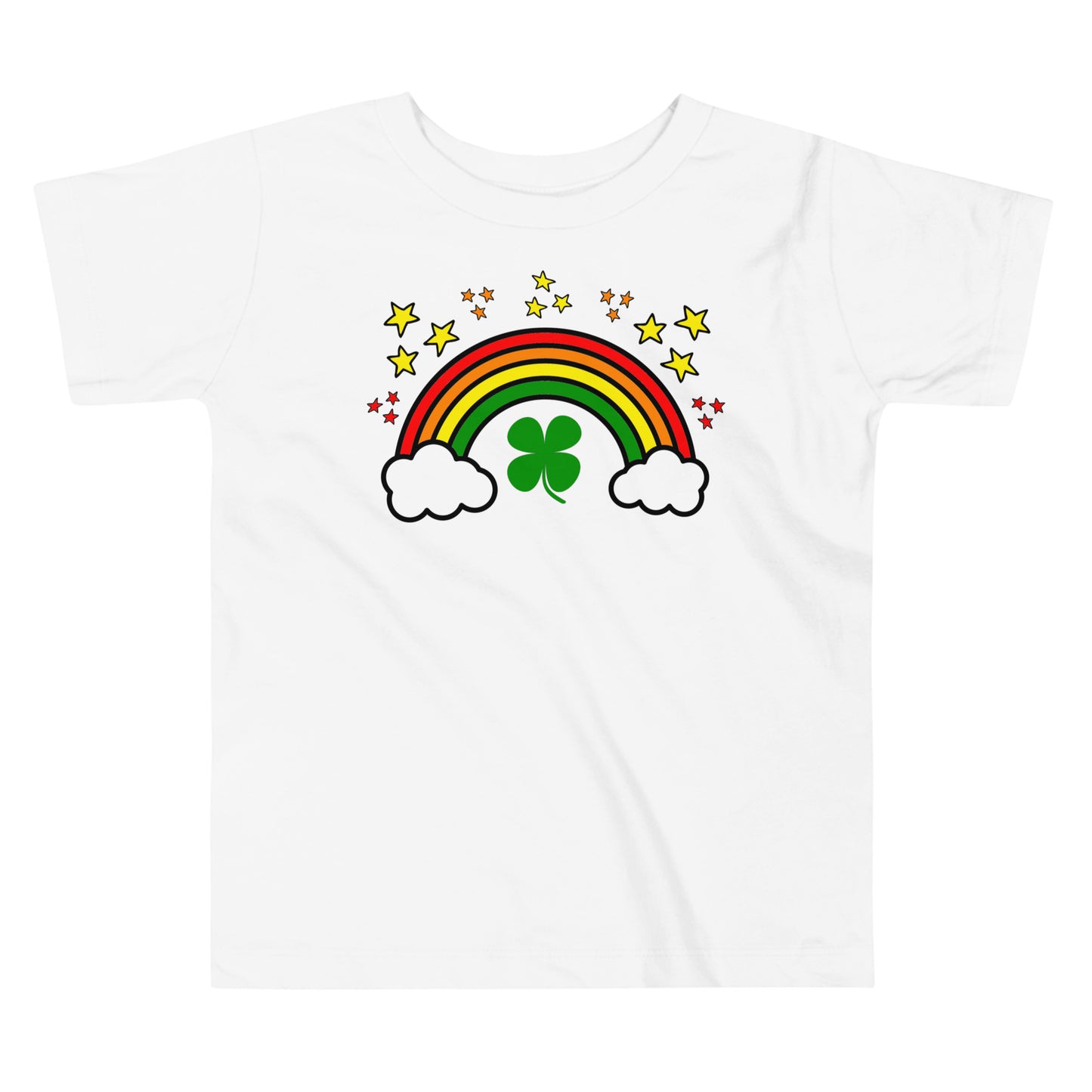 Lucky Rainbow Toddler Short Sleeve Tee