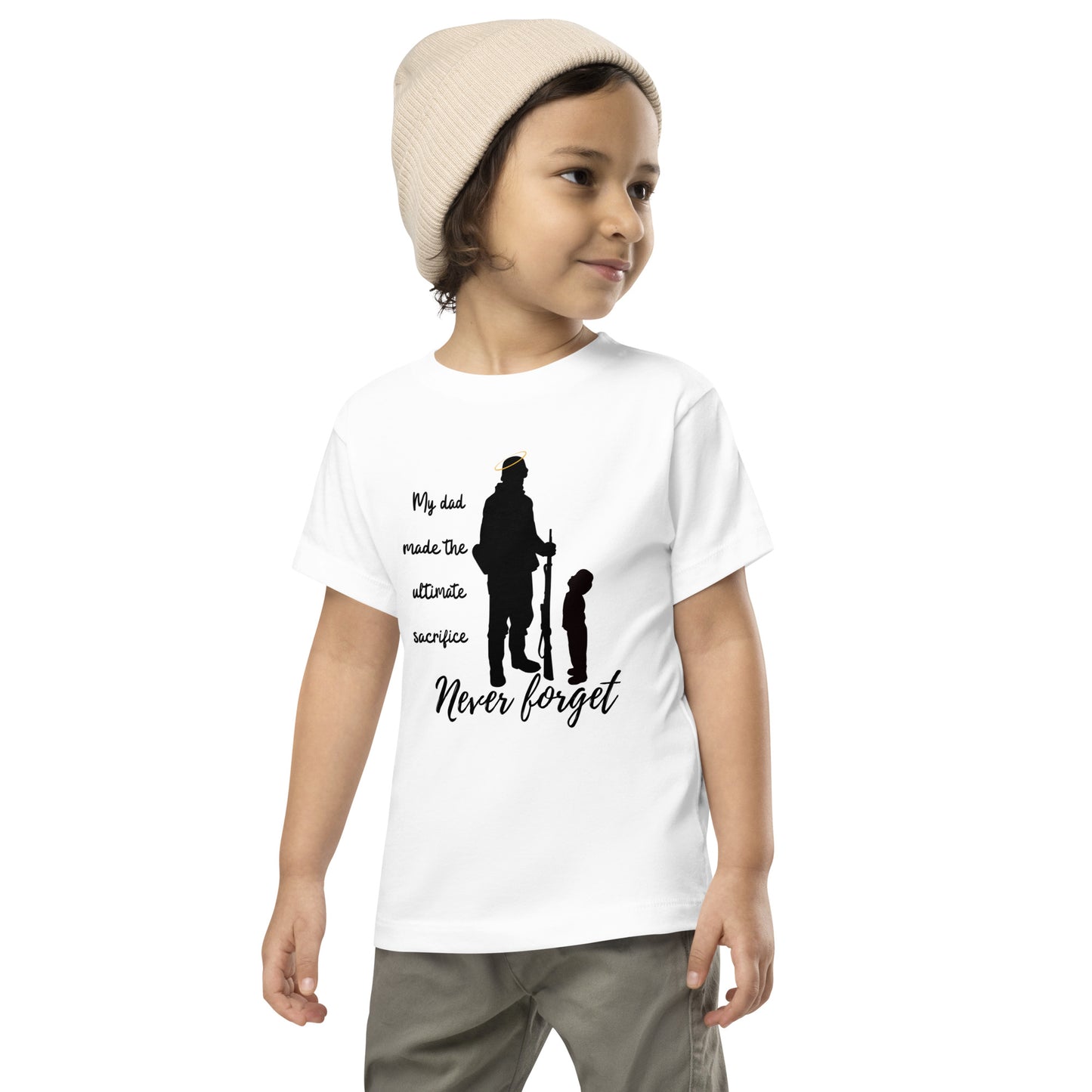 Never forget my Dad Memorial Day Toddler Tee