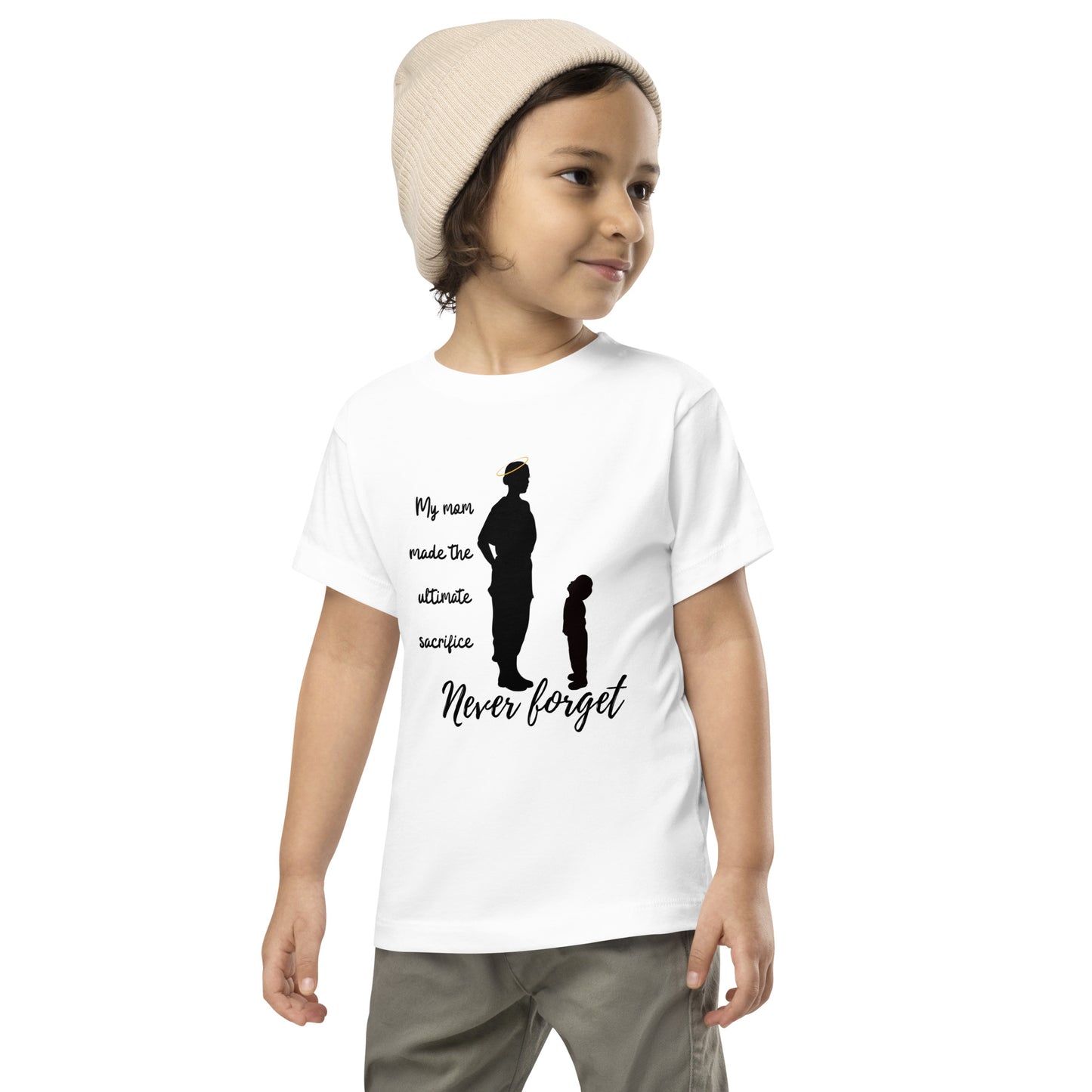 Never Forget My Mom Memorial Day Toddler Tee