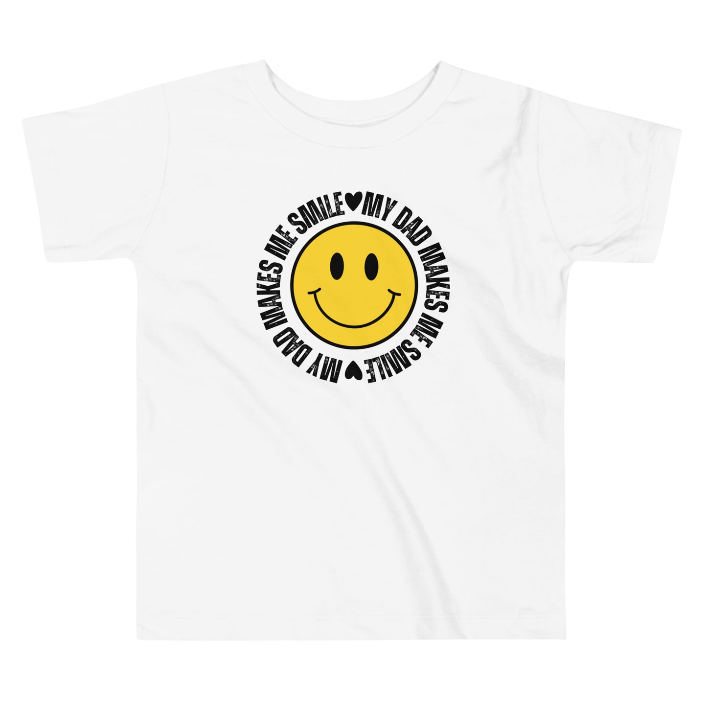 My Dad makes me smile :) Toddler Father's Day Tee