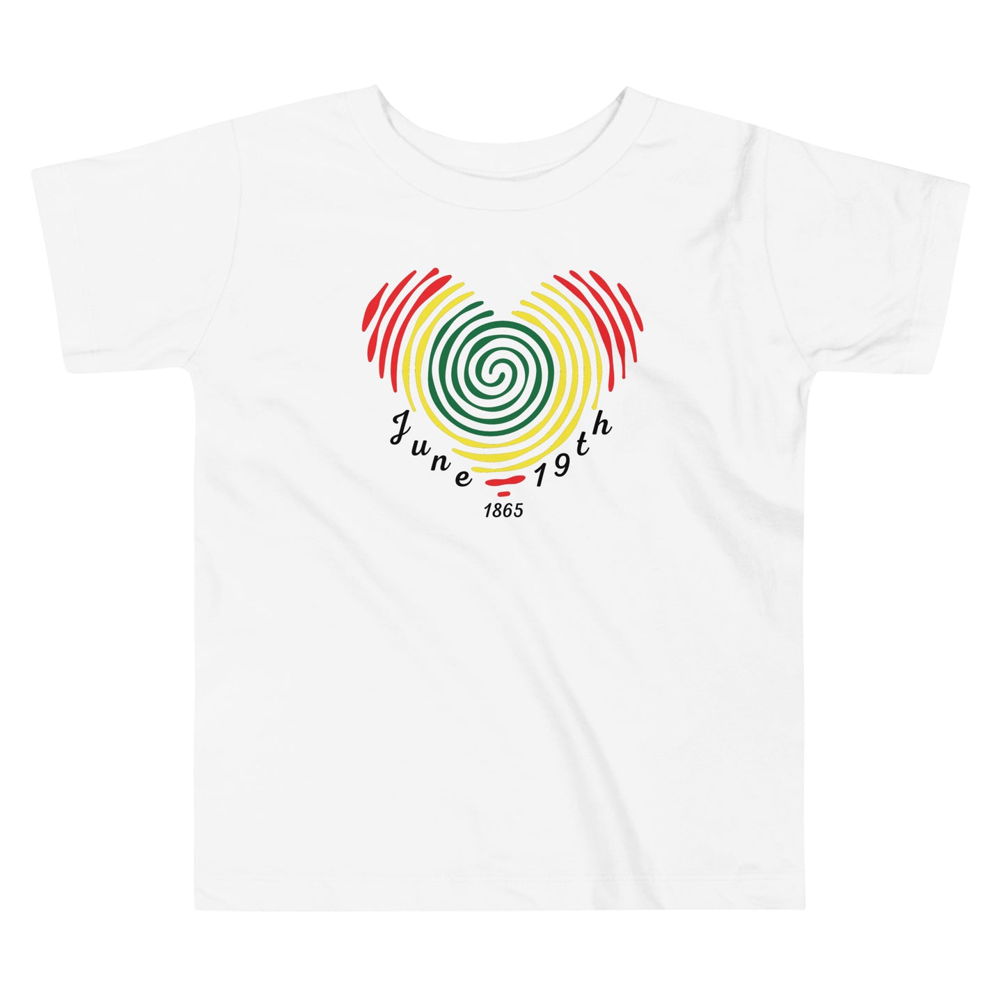 Juneteenth Fingerprint Toddler T-shirt