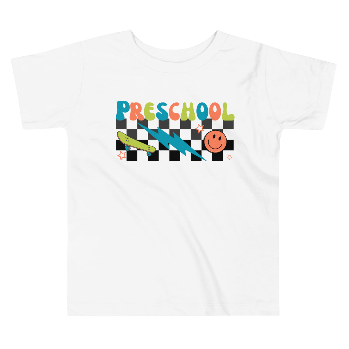 Retro preschool Toddler Back to School T-shirt