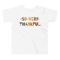 So Very Thankful Toddler Thanksgiving T-Shirt