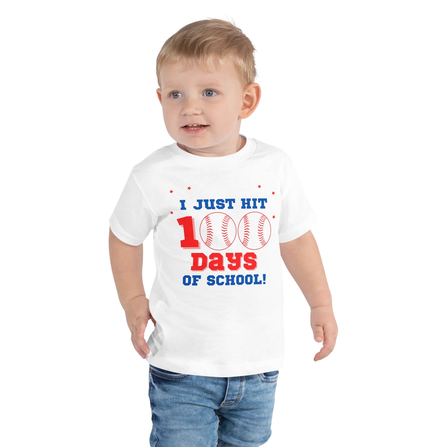 I Hit 100 Days of School Toddler T-shirt