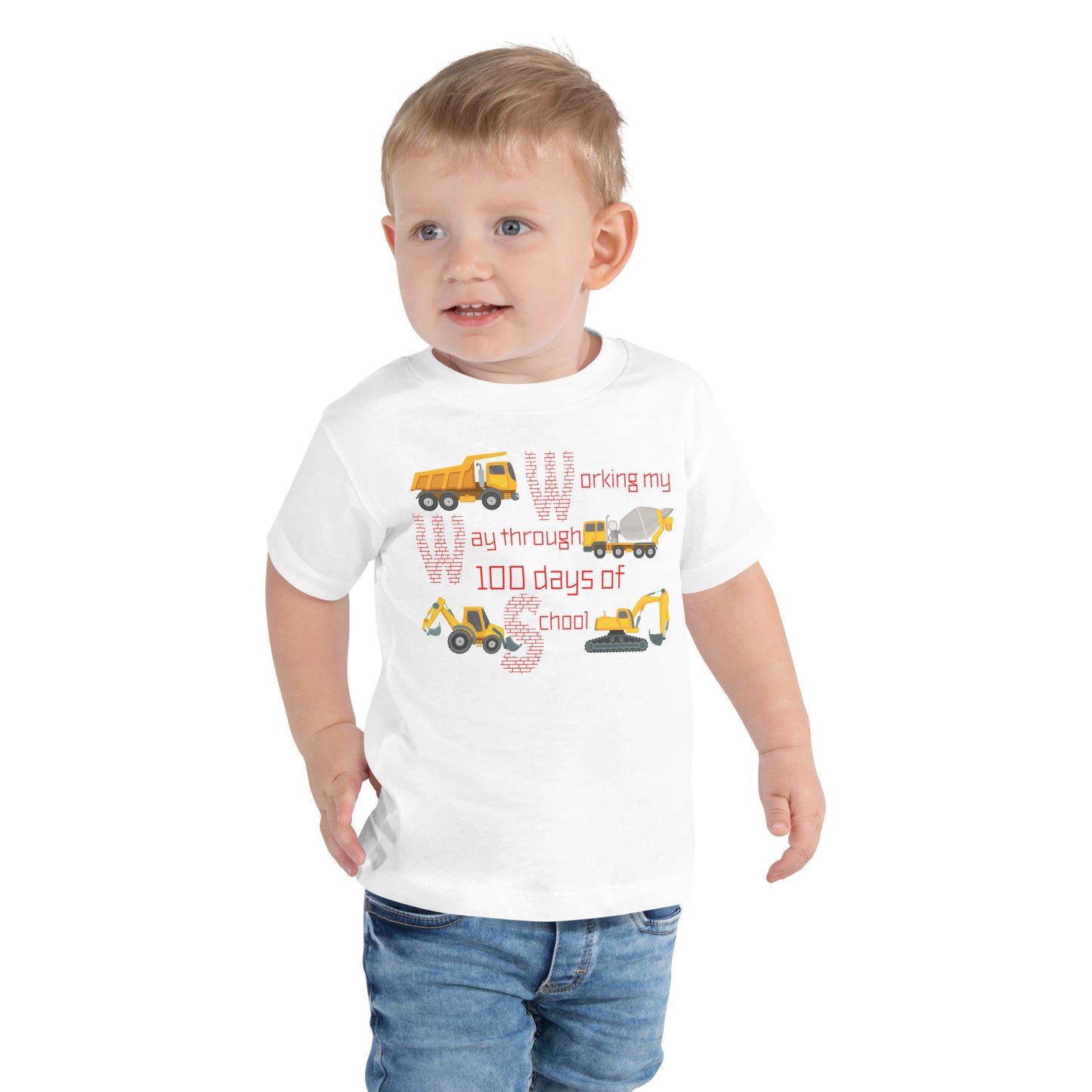 Working My Way Through 100 Days of School Toddler T-shirt