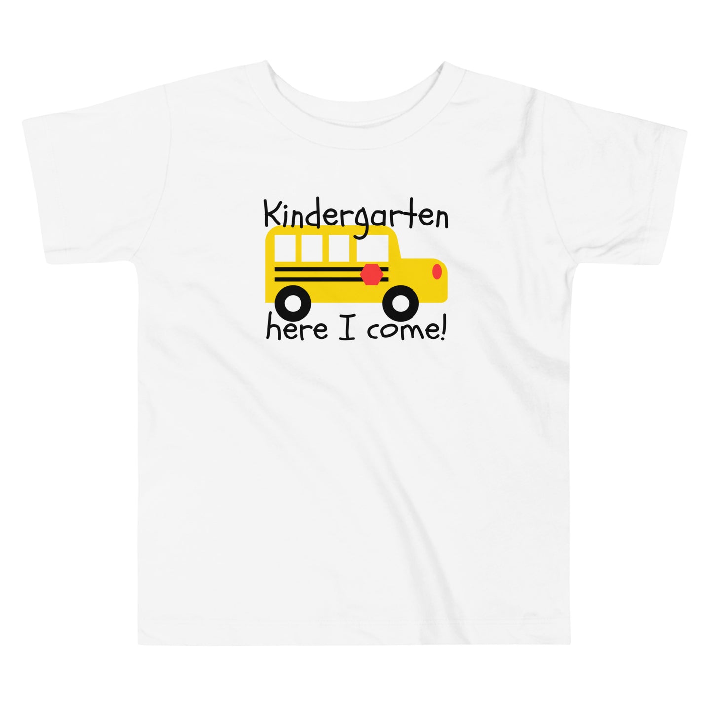 Kindergarten Here I Come Toddler Back to School Tee