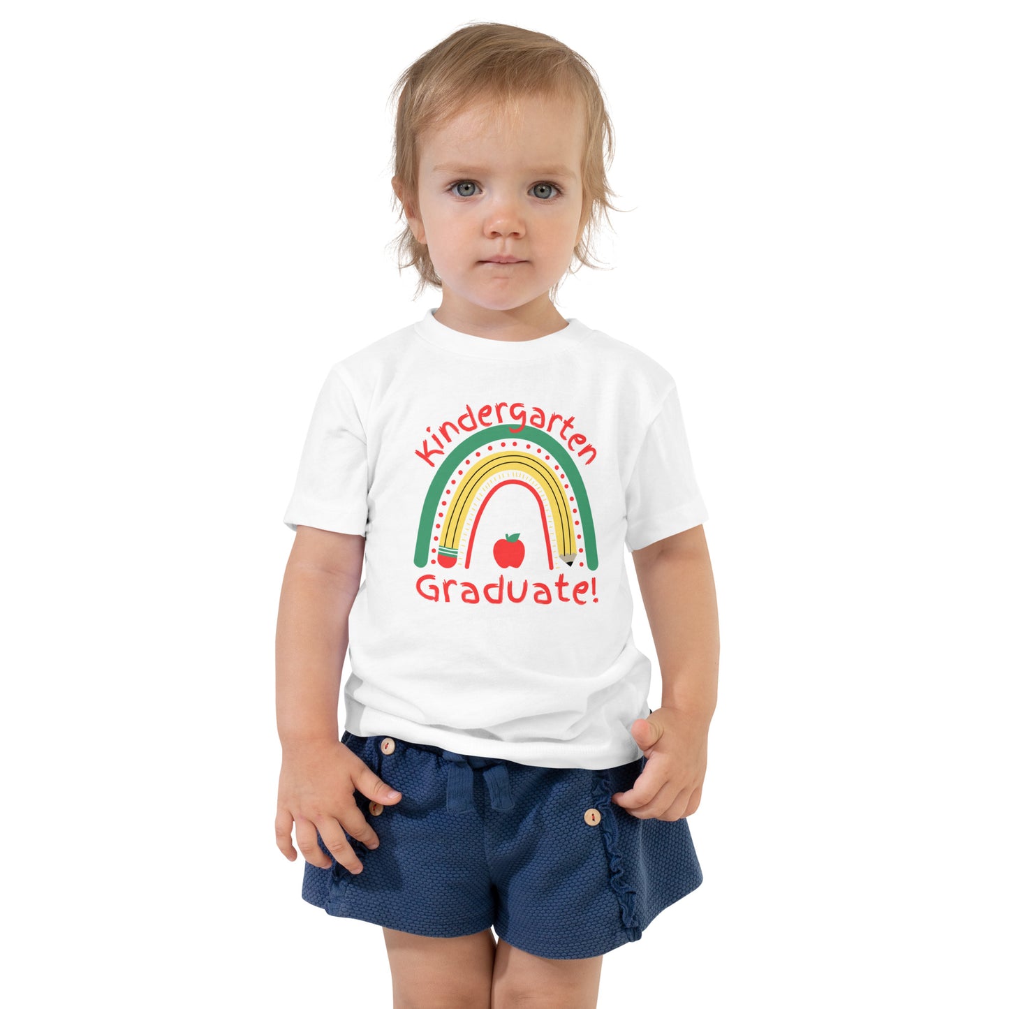 Kindergarten Graduate Toddler Rainbow T-shirt