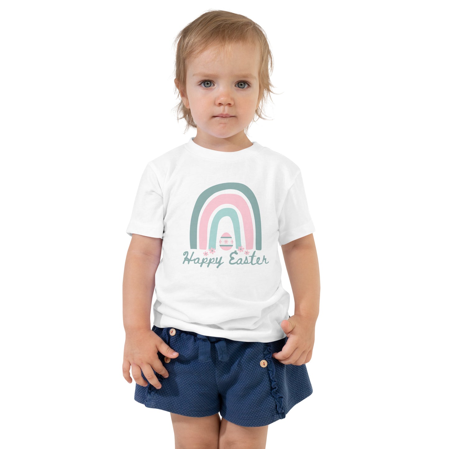 Happy Easter Toddler Easter Rainbow T-shirt