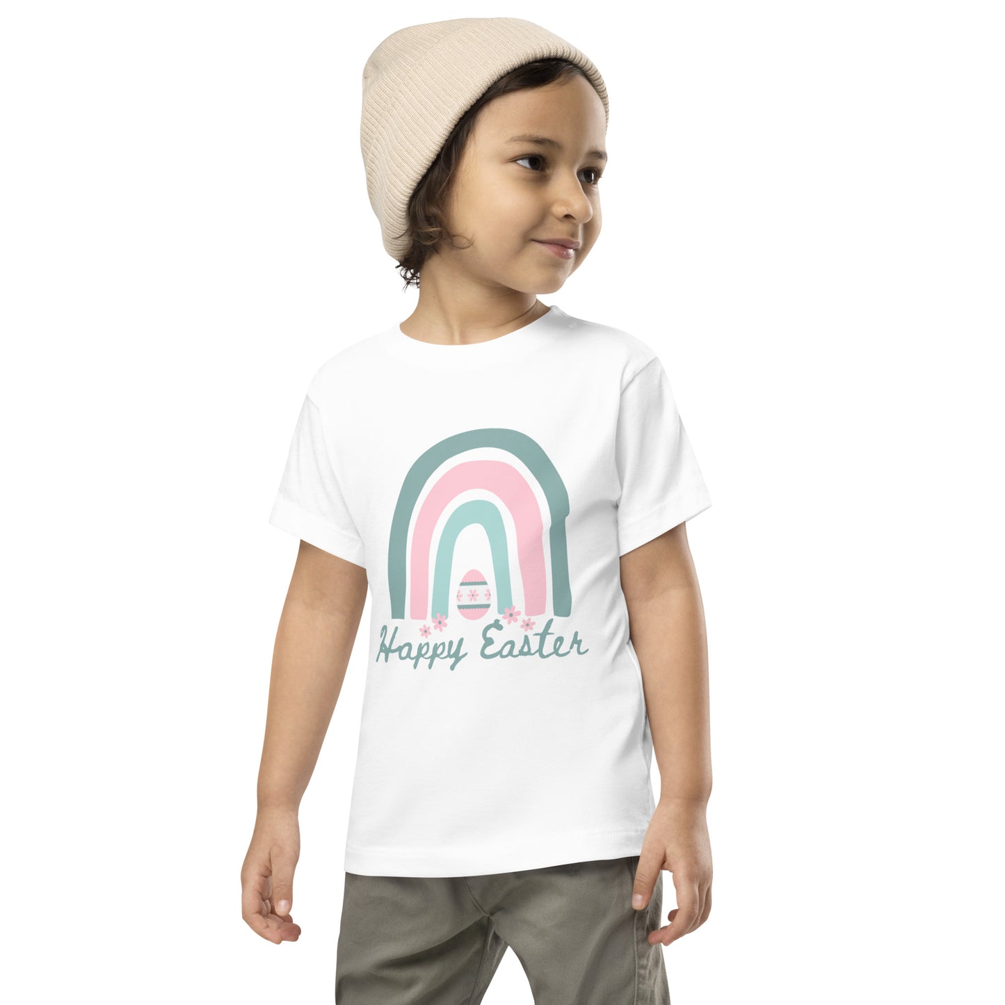 Happy Easter Toddler Easter Rainbow T-shirt