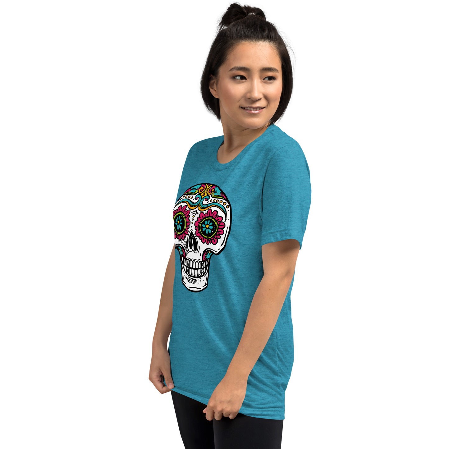 Sugar Skull Teen Unisex Halloween T-shirt