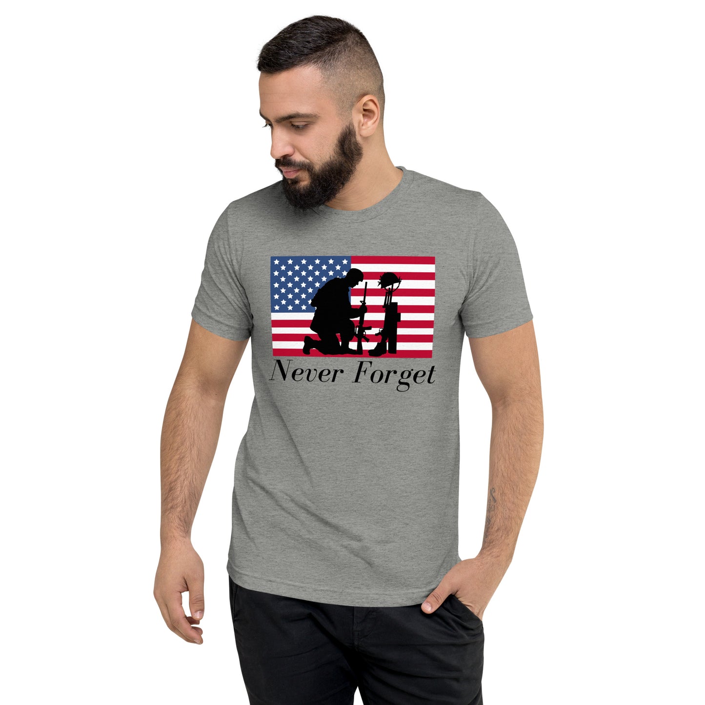 Never Forget Adult Memorial Day T-shirt