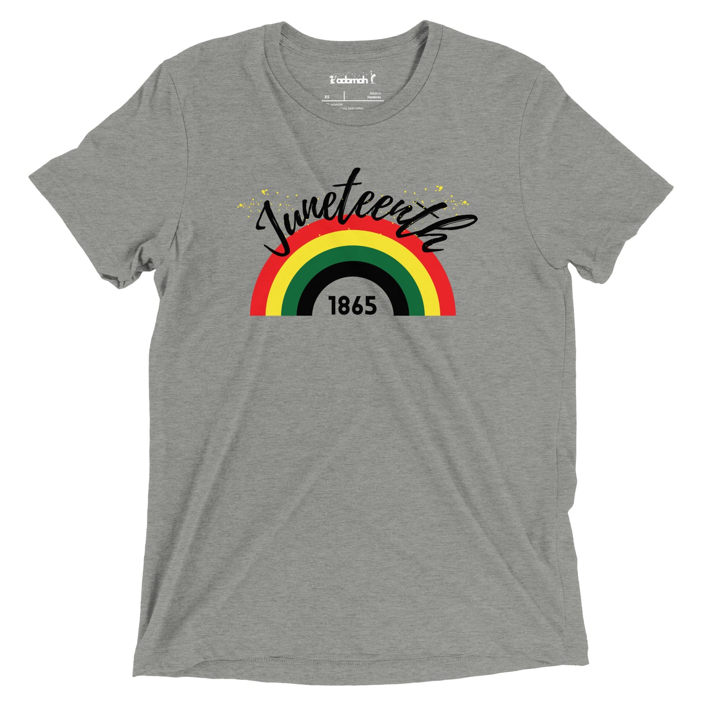 Juneteenth Rainbow 1865 Teen Unisex T-shirt