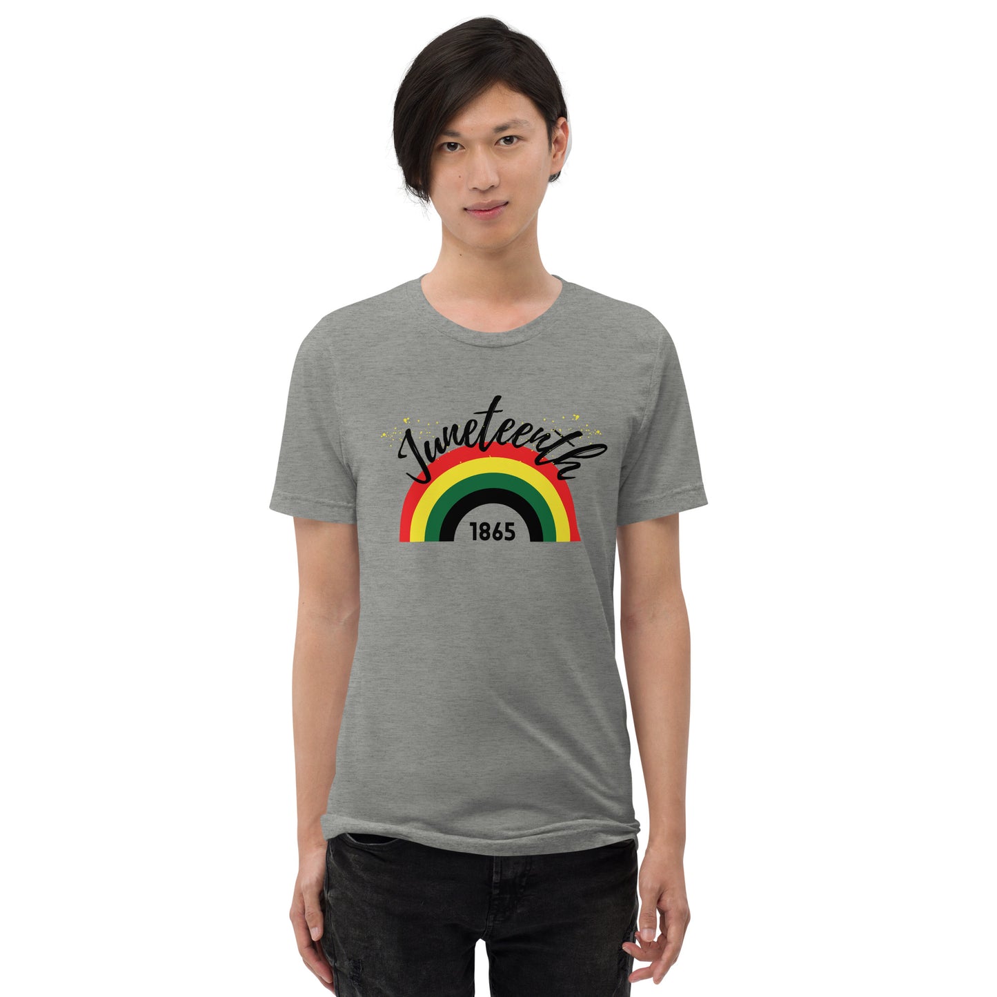 Juneteenth Rainbow 1865 Teen Unisex T-shirt